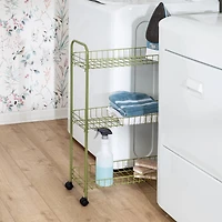 Honey Can Do Olive 3-Tier Rolling Cart