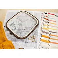 LetiStitch Eating Sleeping Stretching Counted Cross Stitch Kit