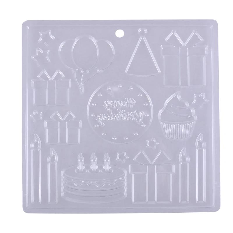 Birthday Plastic Candy Mold by Makery™