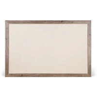  U Brands™ 36'' x 24'' Rustic MDF Framed Linen Bulletin Board