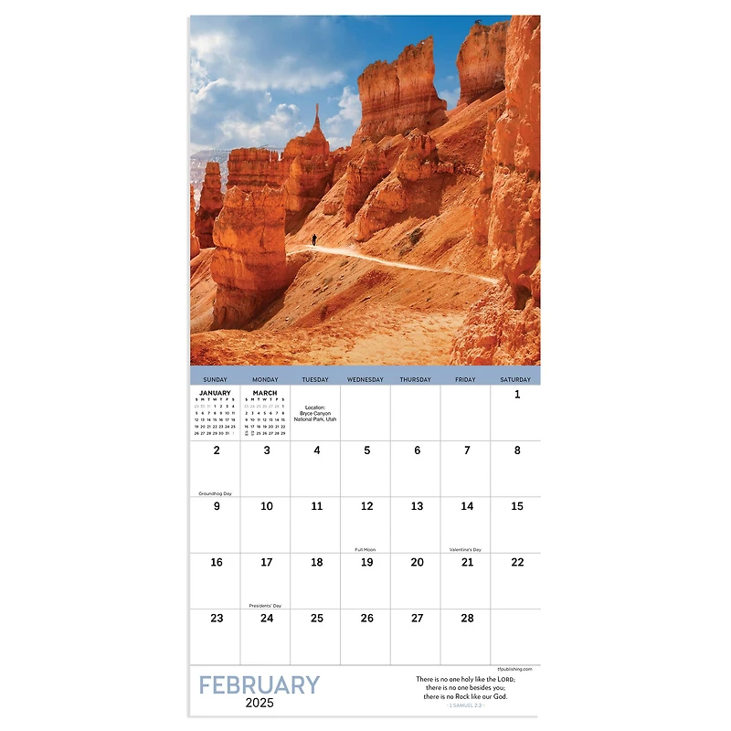 TF Publishing 2025 Paths to God Mini Calendar