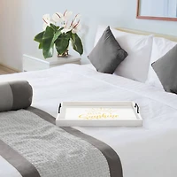 Elegant Designs™ 15.5" Hello Sunshine Serving Tray with Handles