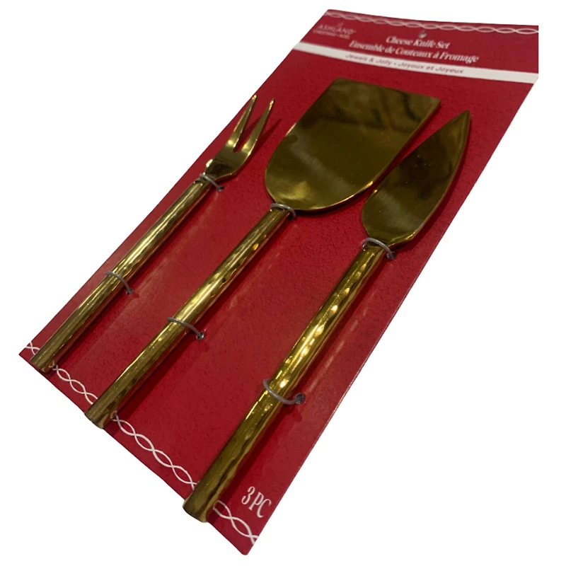 Gold Cheese Knife Set by Ashland®