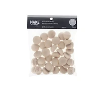 0.95" Wood Bead Halves by Make Market®
