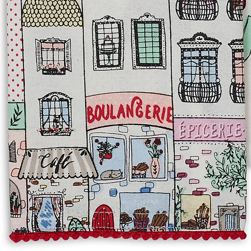 DII® I Love Paris Printed Dish Towels, 4ct.