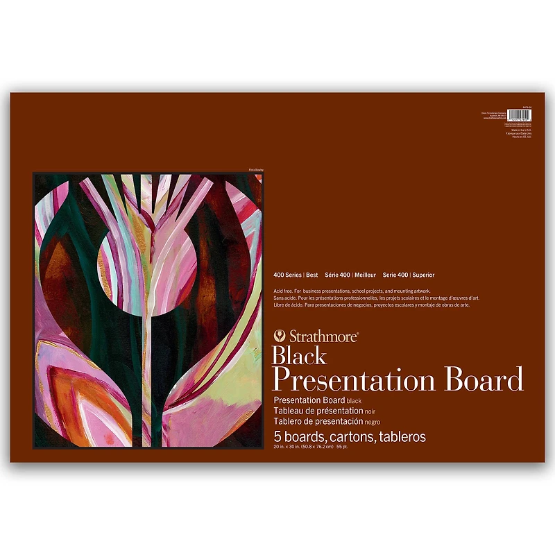 Strathmore® 400 Series Black Presentation Board, 20" x 30"