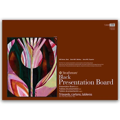 Strathmore® 400 Series Black Presentation Board, 20" x 30"