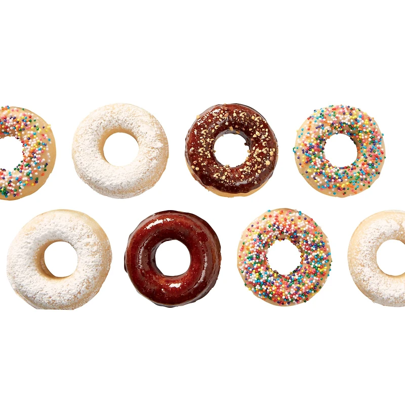 12-Cavity Metal-Reinforced Silicone Mini Donut Pan by Celebrate It®