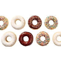 12-Cavity Metal-Reinforced Silicone Mini Donut Pan by Celebrate It®