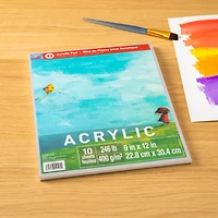 15 Pack: Acrylic Paper Pad by Artist's Loft™, 9" x 12"
