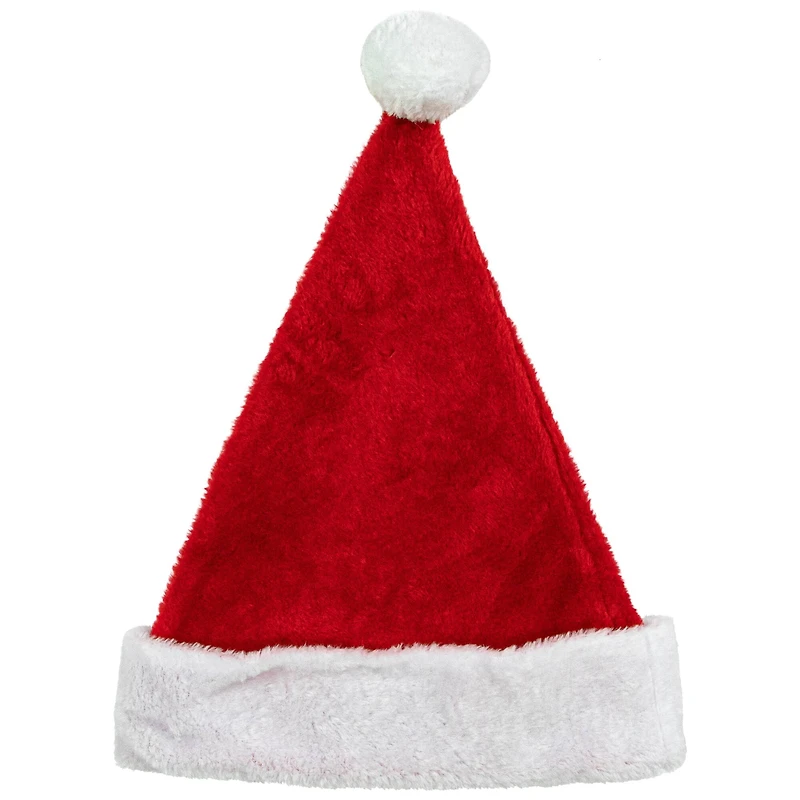 17" Traditional Red & White Santa Hat