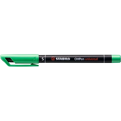 STABILO® OHpen Superfine Permanent Universal Overhead Pen, Green
