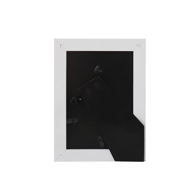 Basics™ 4" x 6" White & Natural Two-Tone Frame by Studio Décor®