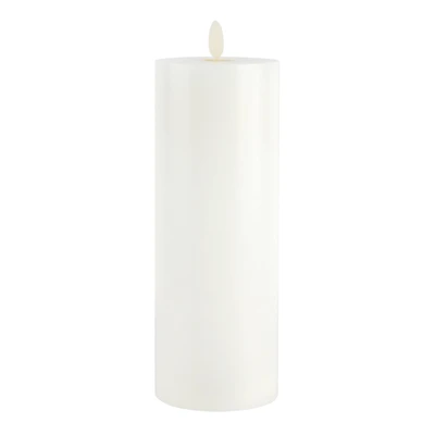 3" x 8" Moving Flame LED Wax Pillar Candle by Ashland