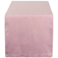 DII® 72" Rose Solid Chambray Table Runner