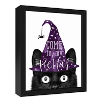 Come in my Pretties 11" x 14" Black Framed Canvas