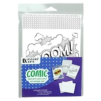 Leisure Art® Dot Art 24-Piece Comic Card and Envelope Set