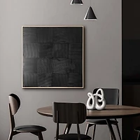 American Art Decor Shadows Over the Plains Framed Textured Print - 35" x 35"