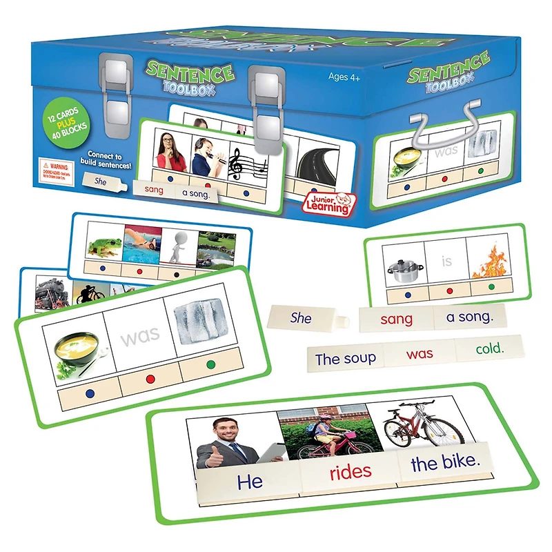 Junior Learning® Sentence Toolbox Sentence Building Game