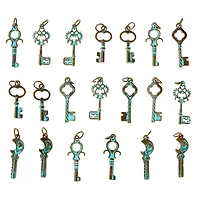 Found Objects™ Patina Key Charms By Bead Landing™