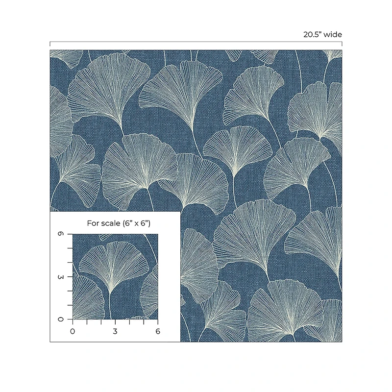 Surface Style Ginkgo Peel & Stick Wallpaper