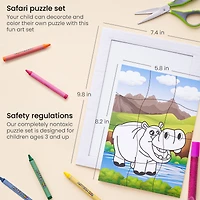 Arteza® Kids Safari Jigsaw Puzzle Set, 32 pcs