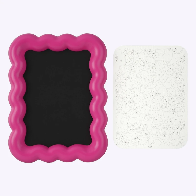 Flower Collage Paint-by-Number Framed Mini Kit by Artist's Loft®