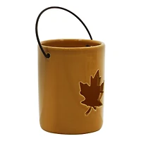 4" Yellow Leaf Candle Holder by Ashland®