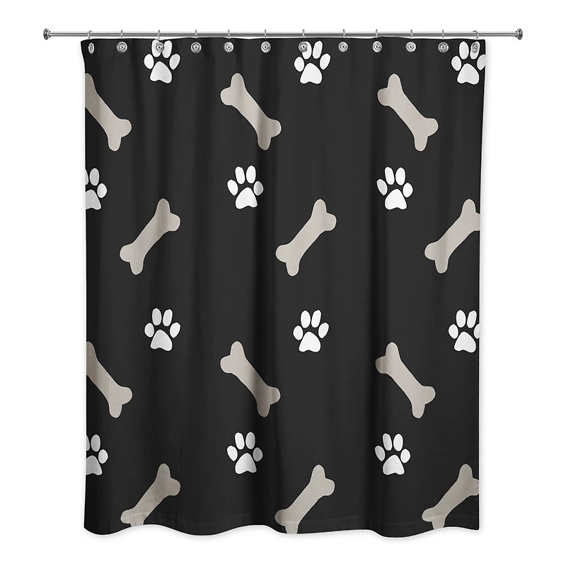 Bones & Paws Shower Curtain