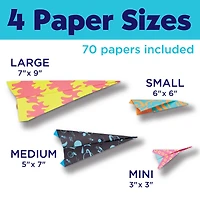 Creativity for Kids® Stunt Squadron™ Neon Glow Paper Airplane Kit