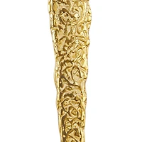 Set of 3 Gold Aluminum Glam Wall Decor, 5" x 33"