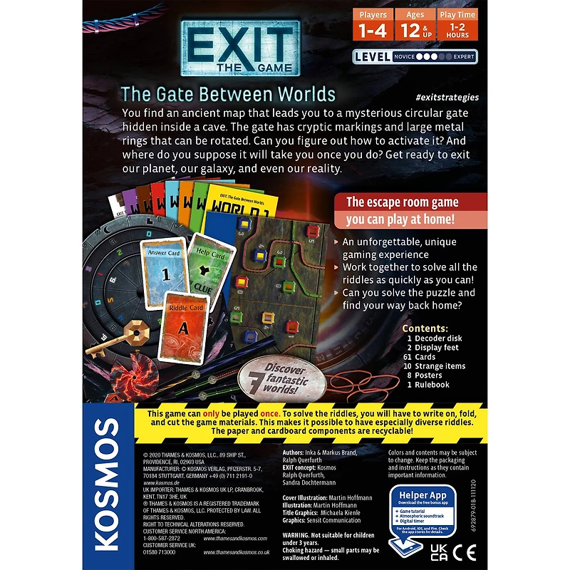 Thames & Kosmos EXIT: The Gate Between Worlds Game