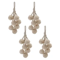 14.5" Pom Pom Cluster Drop Ornaments