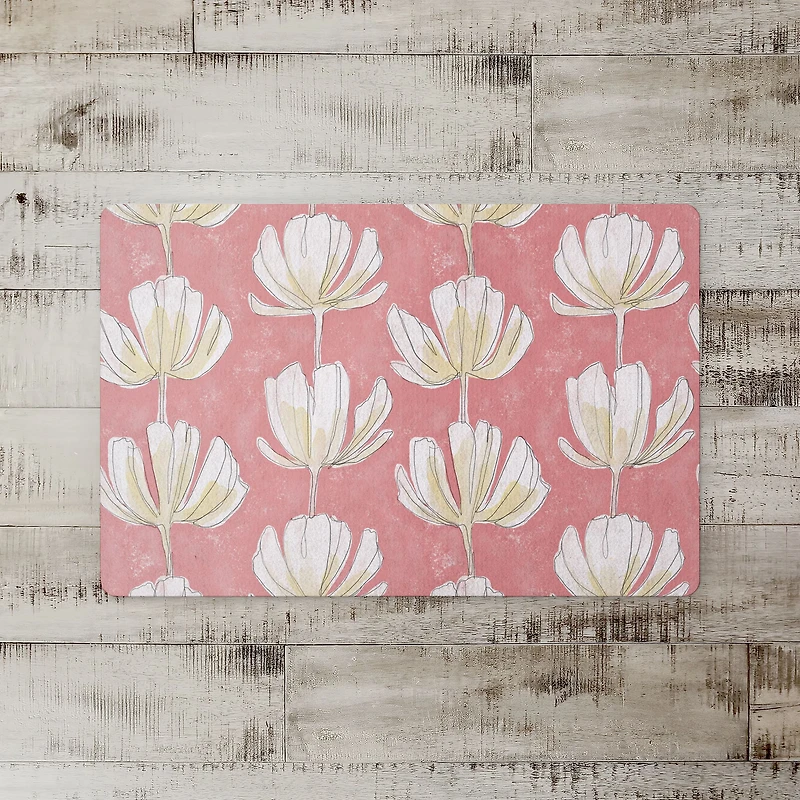 Floral Pattern 27" x 18" Floor Mat