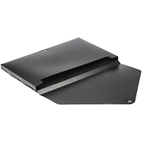 JAM Paper Black 11" x 17" Snap Closure Plastic Portfolio