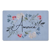 Floral America Floor Mat