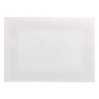 JAM Paper Pearl Border Thank You Cards & Envelopes, 25ct.