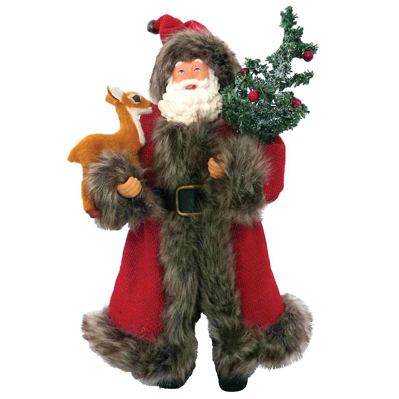 Santa's Workshop 12" Little Friend & Santa Figurine