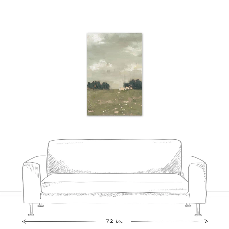 Organic Calm 24" x 36" Canvas Wall Art