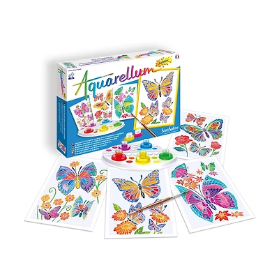 Aquarellum Junior - Butterflies & Flowers