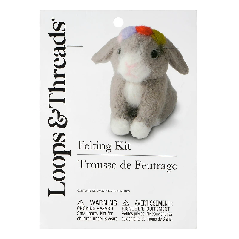Bunny Felting Kit by Loops & Threads®