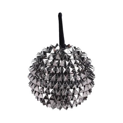 4" Silver Spikes Ball Ornament by Ashland®