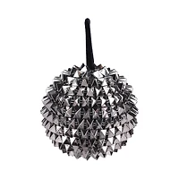4" Silver Spikes Ball Ornament by Ashland®