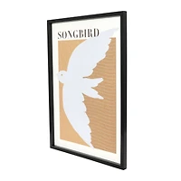 Framed Songbird Wall Décor