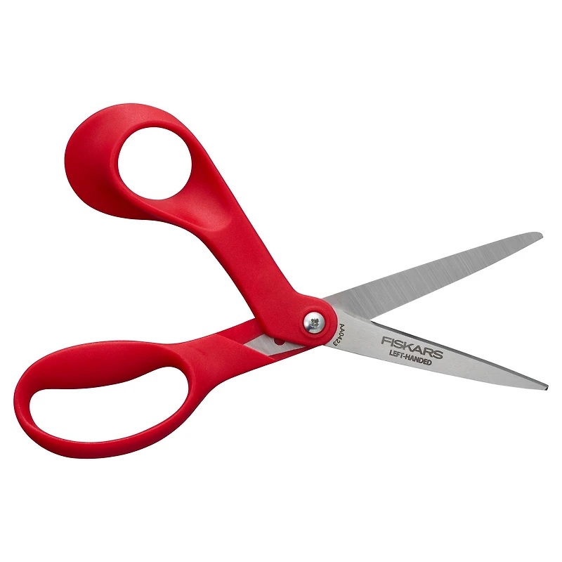 Fiskars® Petit 7" Red Left-Handed Scissors