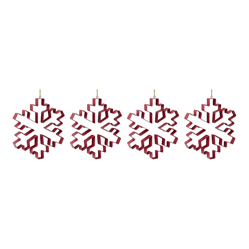 10.5" Snowflake Cookie Cutter Ornament Set