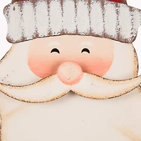 Glitzhome® 3ft. Metal Snowman & Santa Yard Stake Set