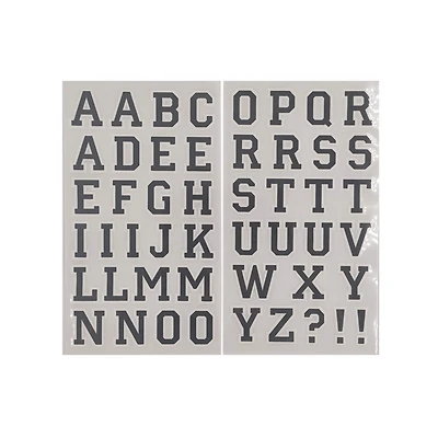 1.5" Iron-On Athletic Letters by Make Market