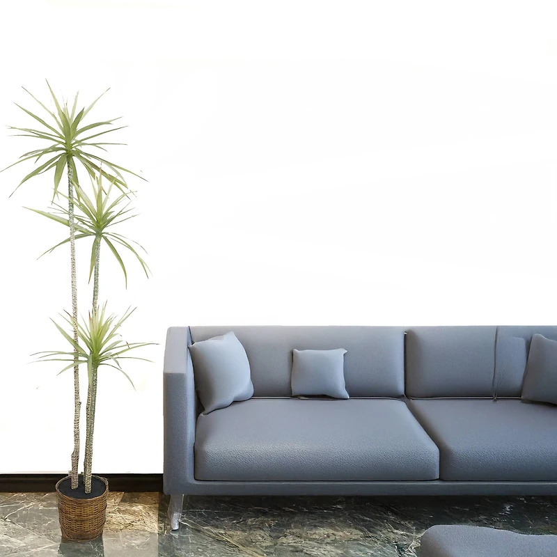 6ft. Yucca Faux Plant in Woven Basket by Ashland®