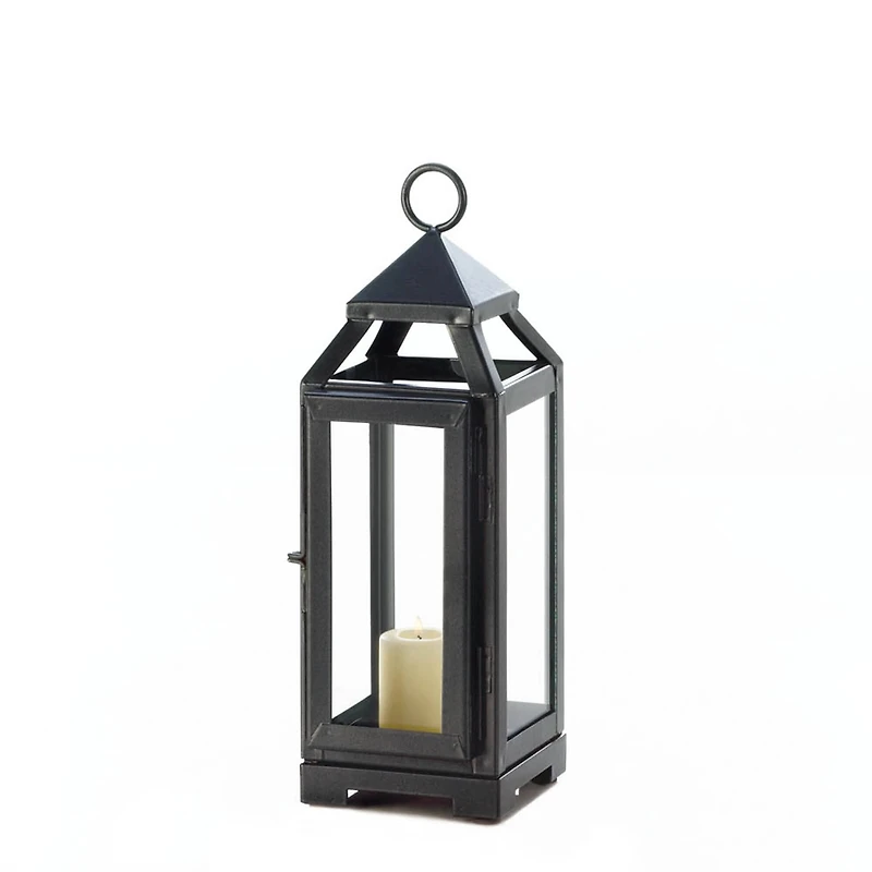 10.75" Black Small Slate Lantern